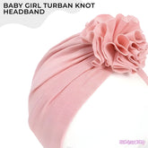 Compact and Stylish Baby Cap (Flower Light Pink)